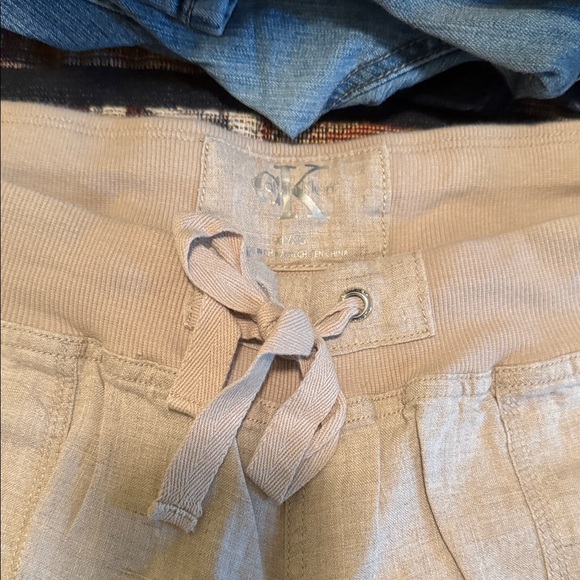 Calvin Klein Beige Cargo Shorts - Picture 2 of 7